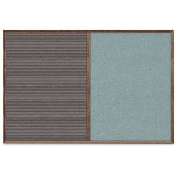 Slim Style Indoor Enclosed Corkboard, 24